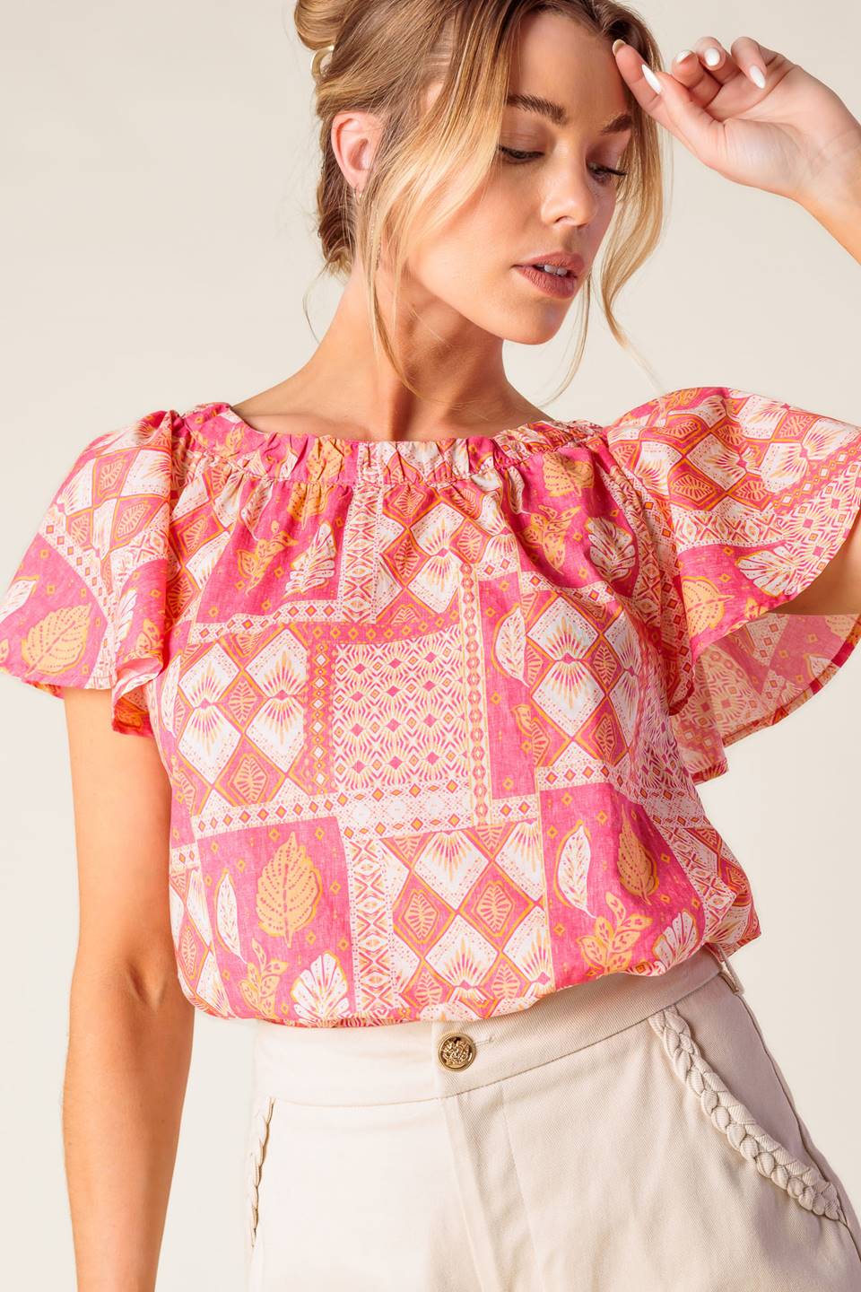 Where To Next Woven Top