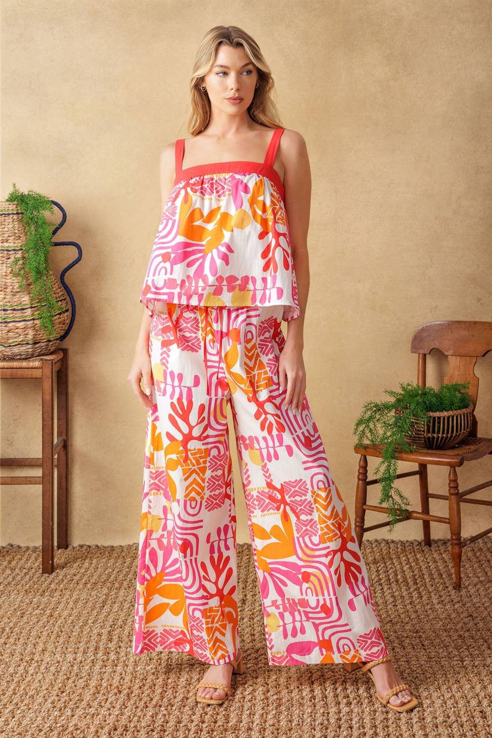 Terra Cotta Collection Top & Pants Set