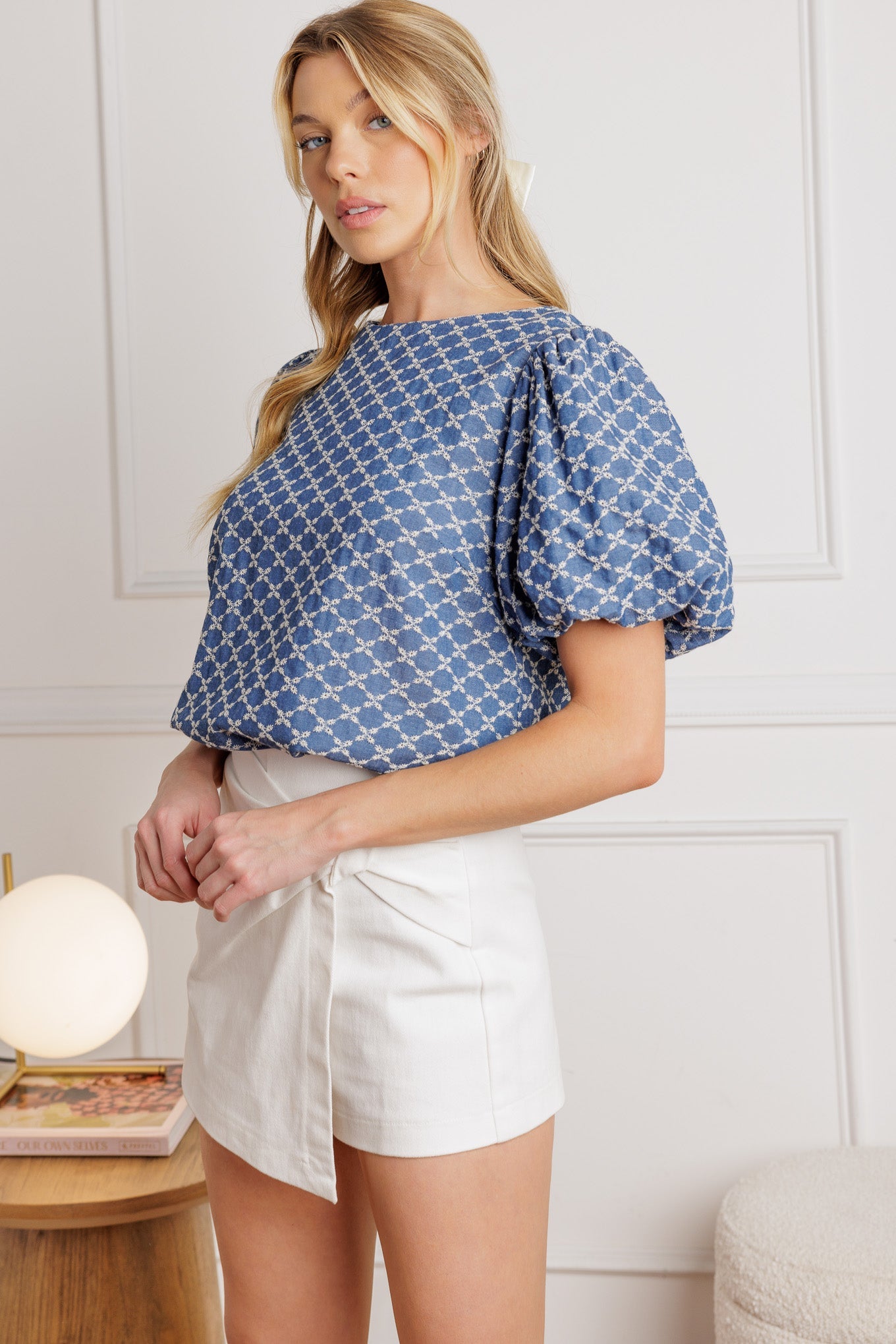Ripples Of Time Woven Top
