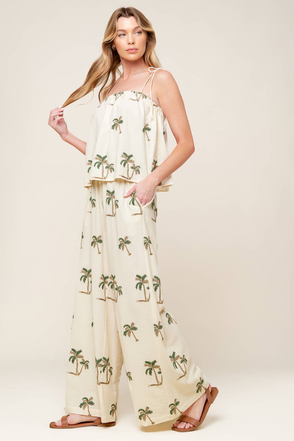 Natural Grace Collection Top & Pants Set
