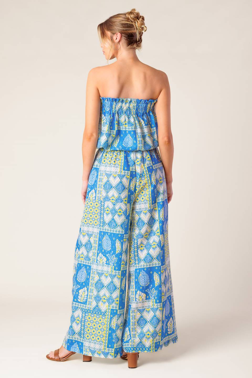 Let's Get Out of Town Woven Top and Pant Set