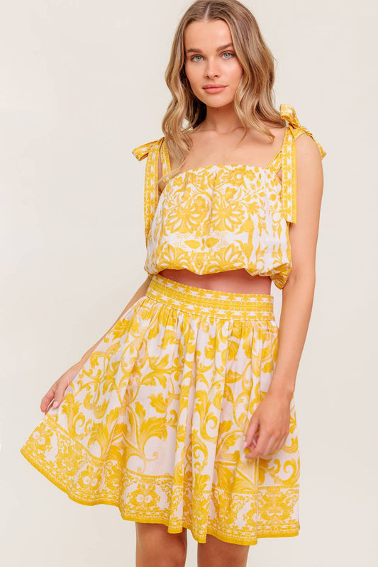 Aurora Dreams Wanderer Top & Skirt Set