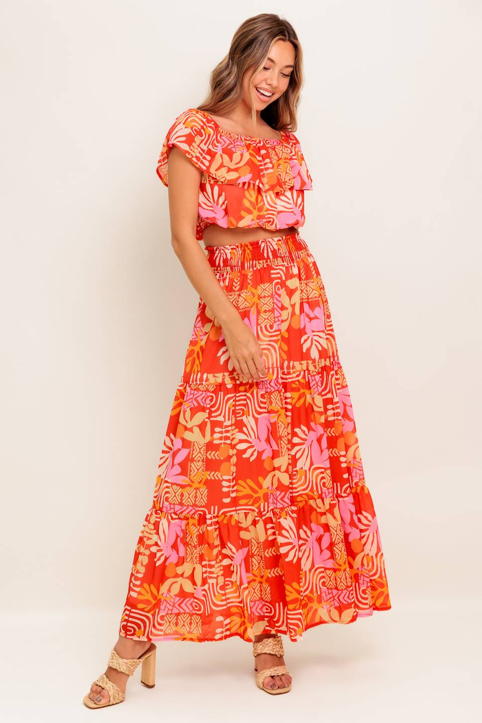 Meadow Dance Collection Top & Skirt Set