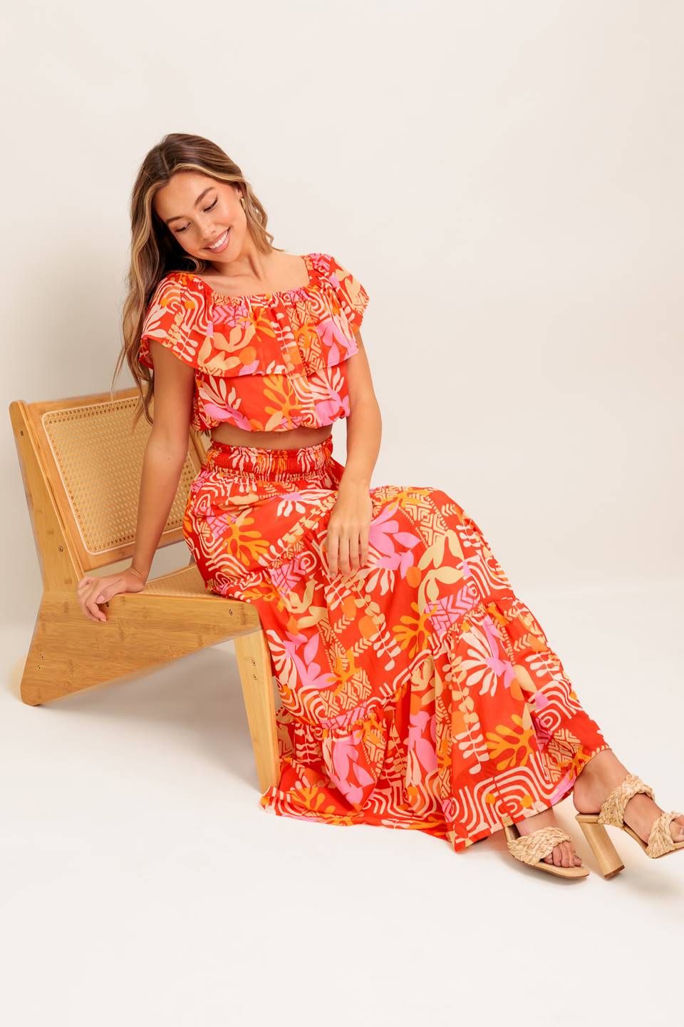 Meadow Dance Collection Top & Skirt Set