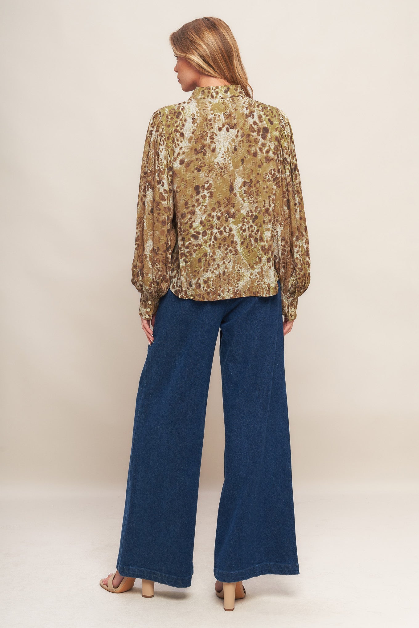 Wild Luxe Taupe Top