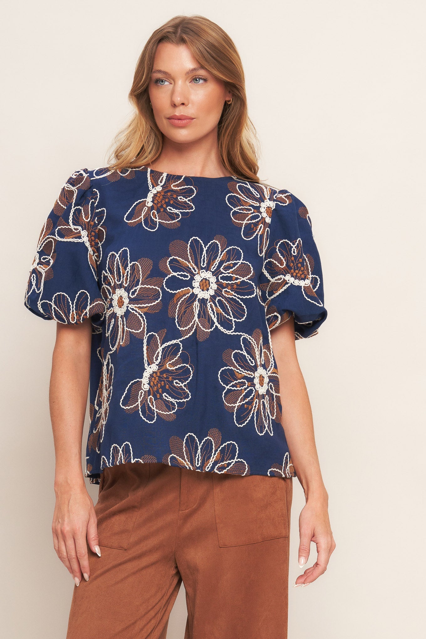 Timeless Beauty Dreams Puff Sleeve Blouse