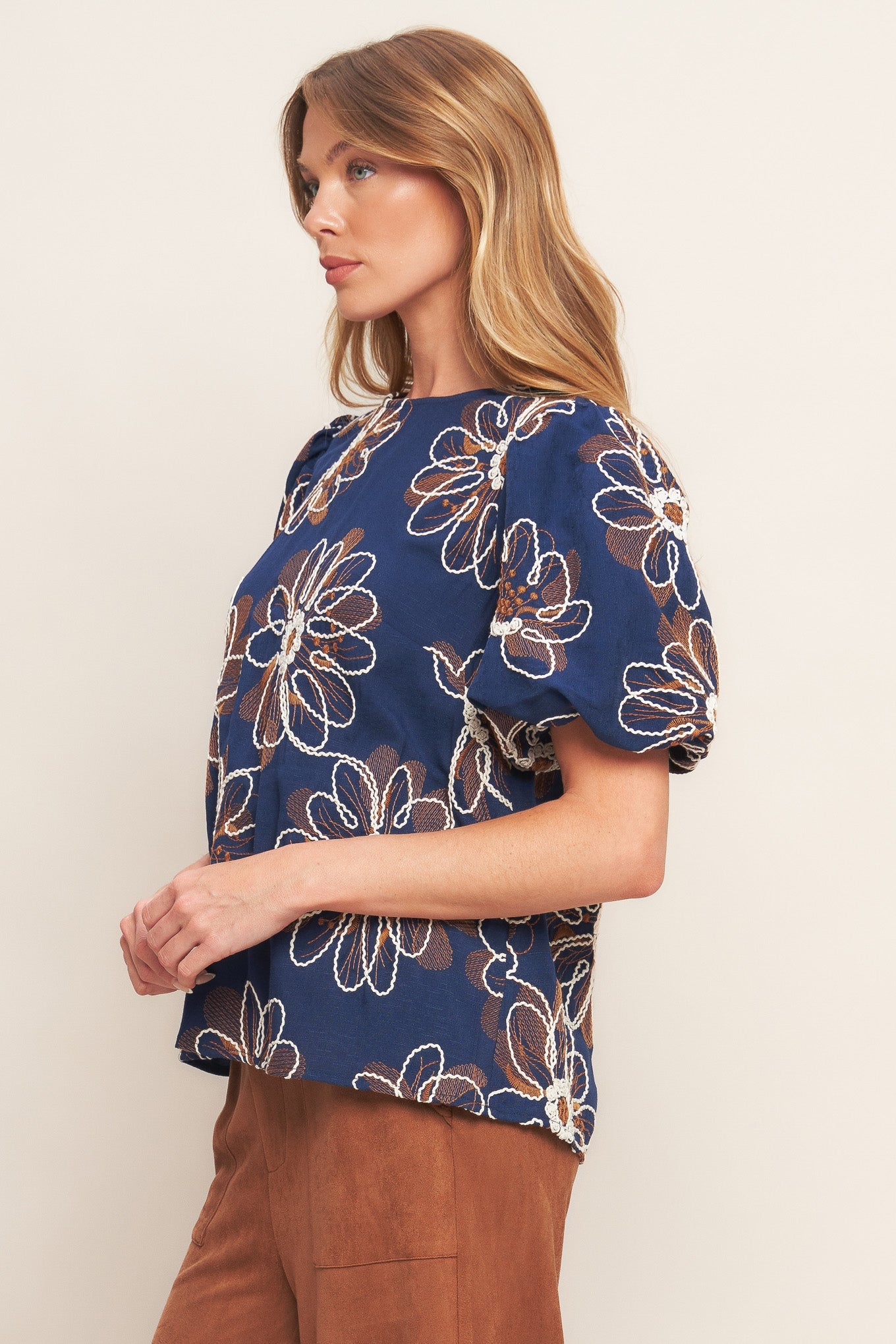 Timeless Beauty Dreams Puff Sleeve Blouse