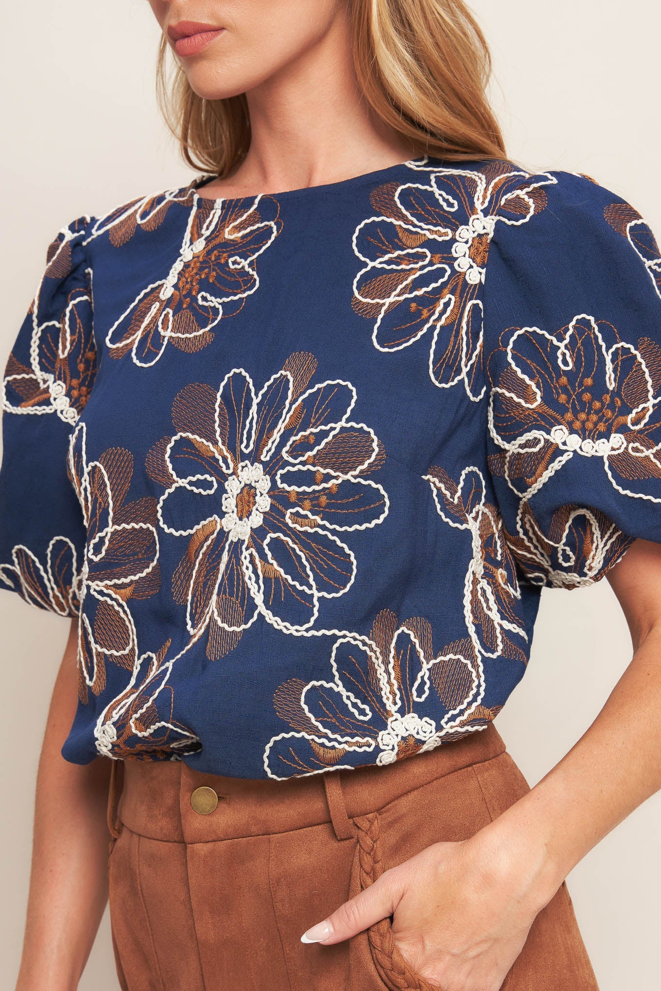 Timeless Beauty Dreams Puff Sleeve Blouse