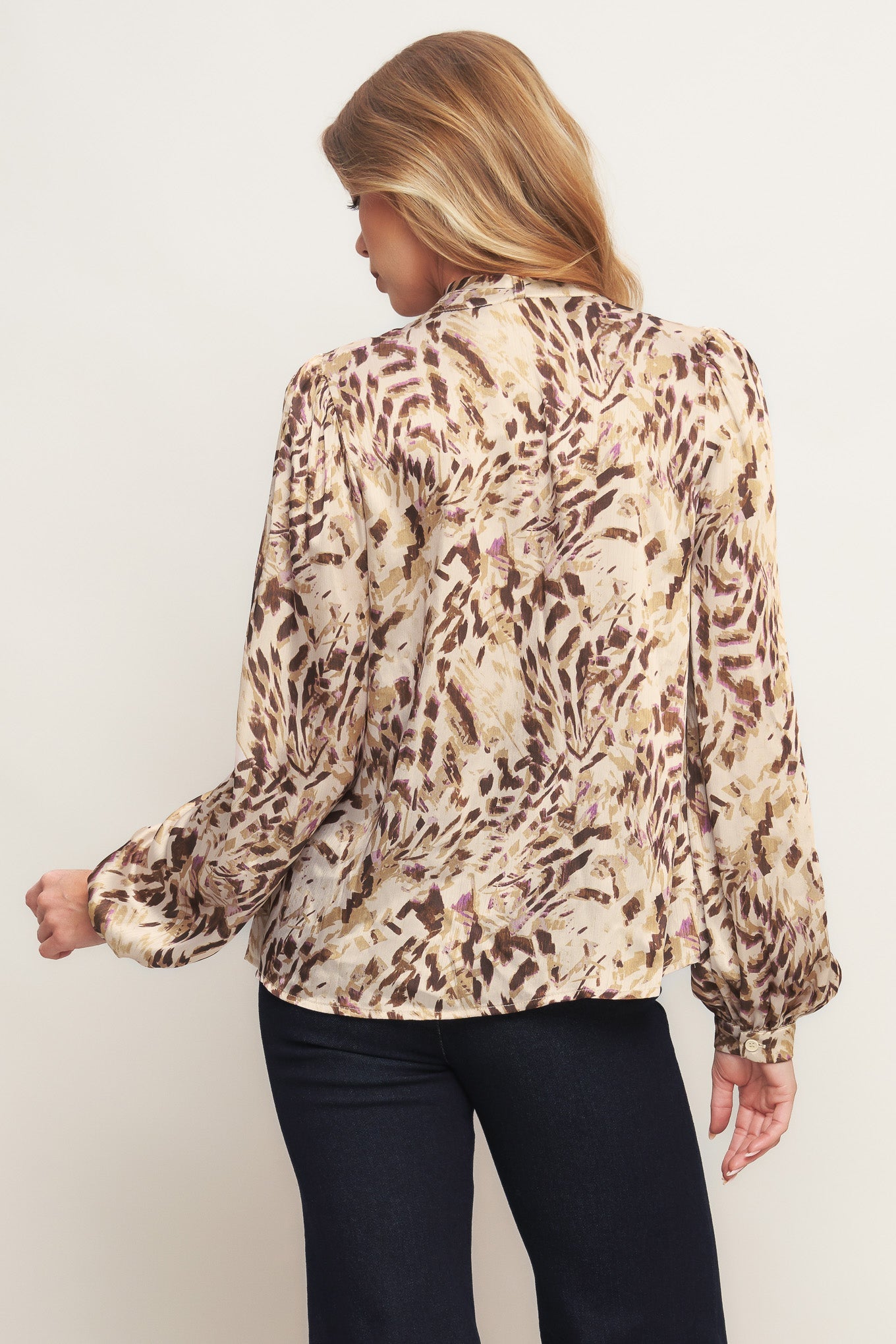 Wild Chic Cream Woven Top