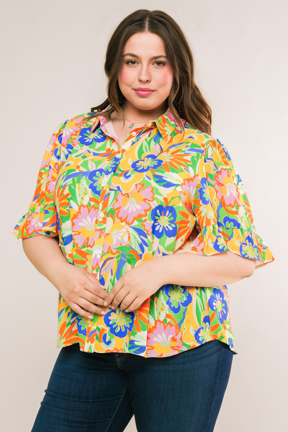 Garden Party Vibes Woven Top