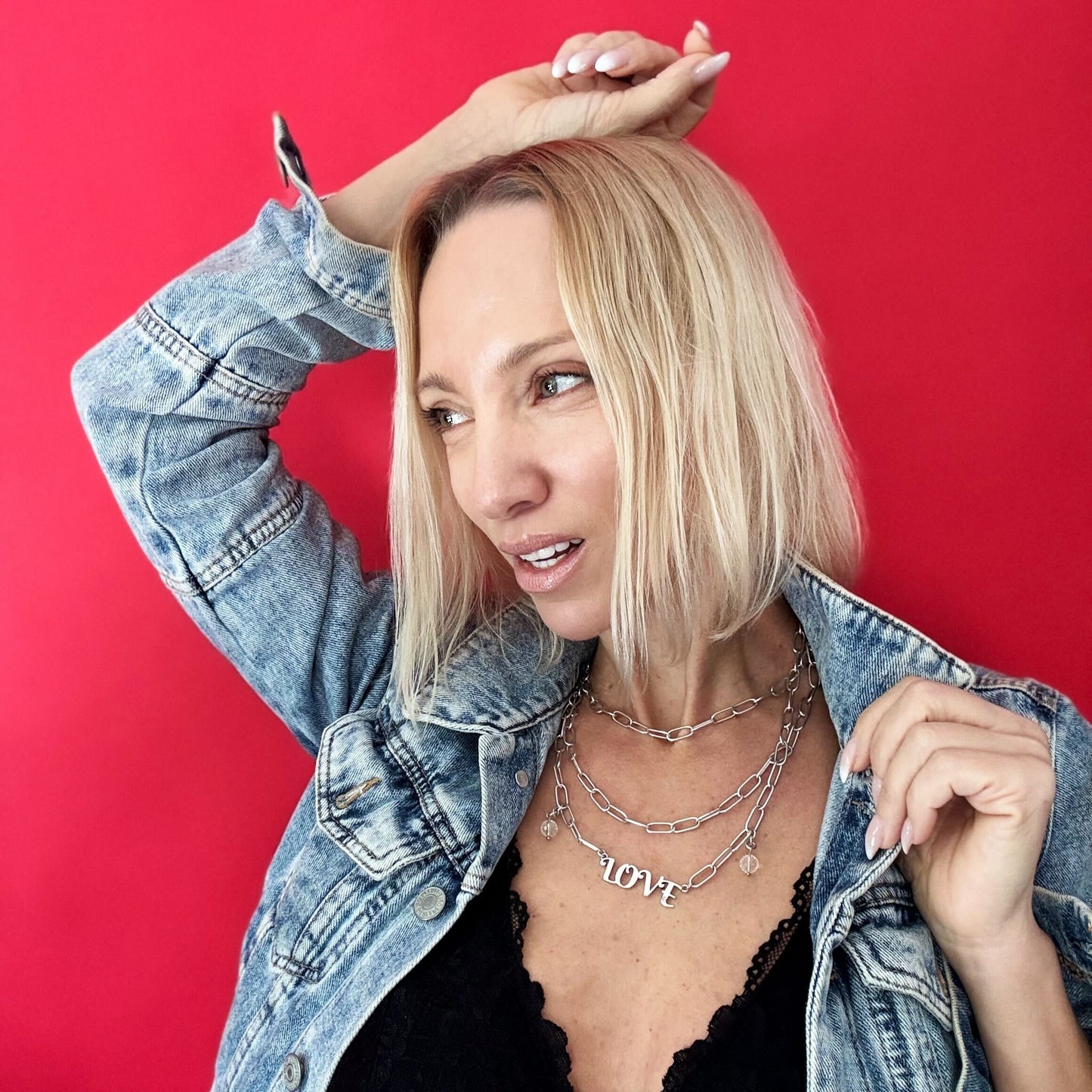 Love Long Chain Necklace