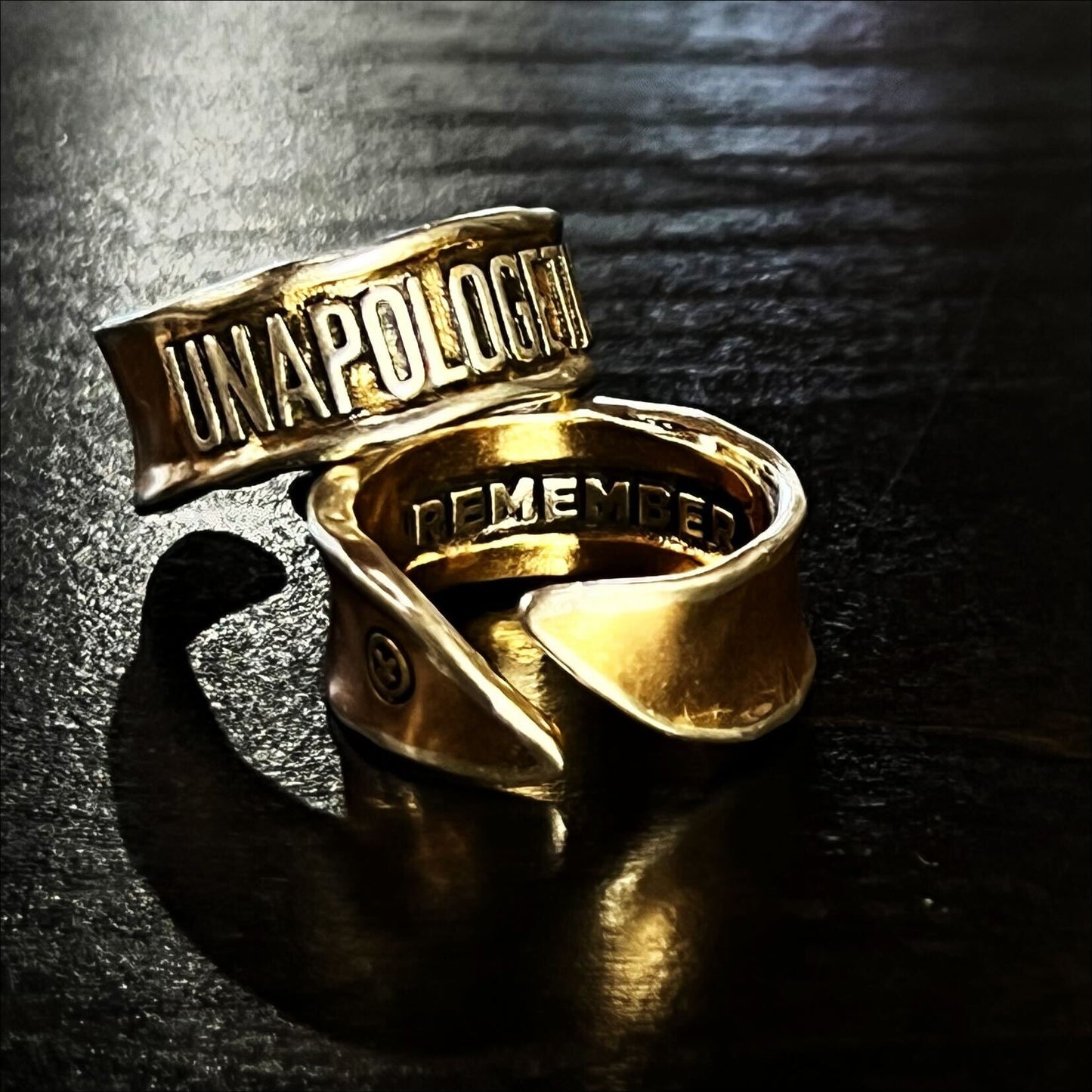 Unapologetic Remember Adjustable Ring
