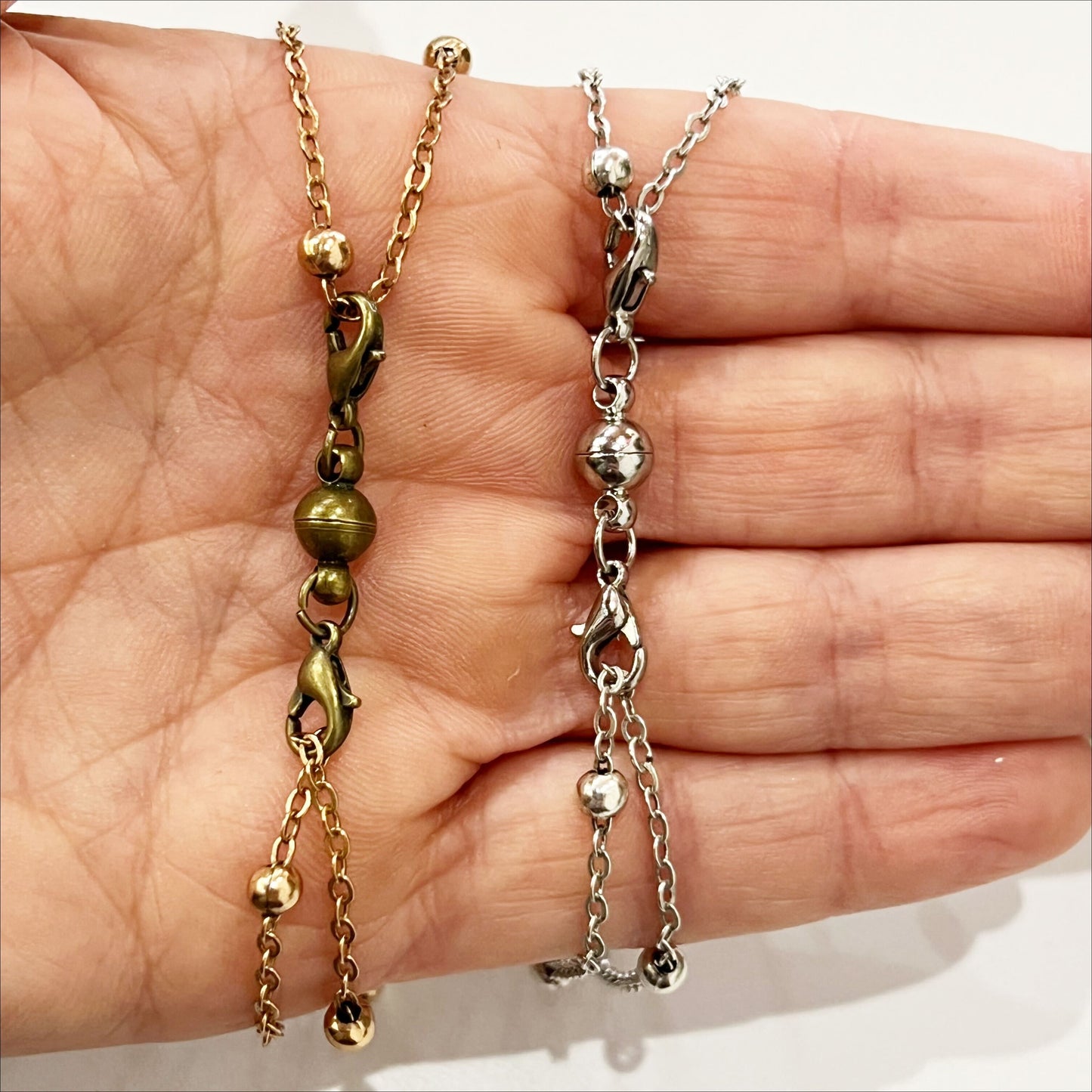 I Am Enough Heart Dainty Necklace