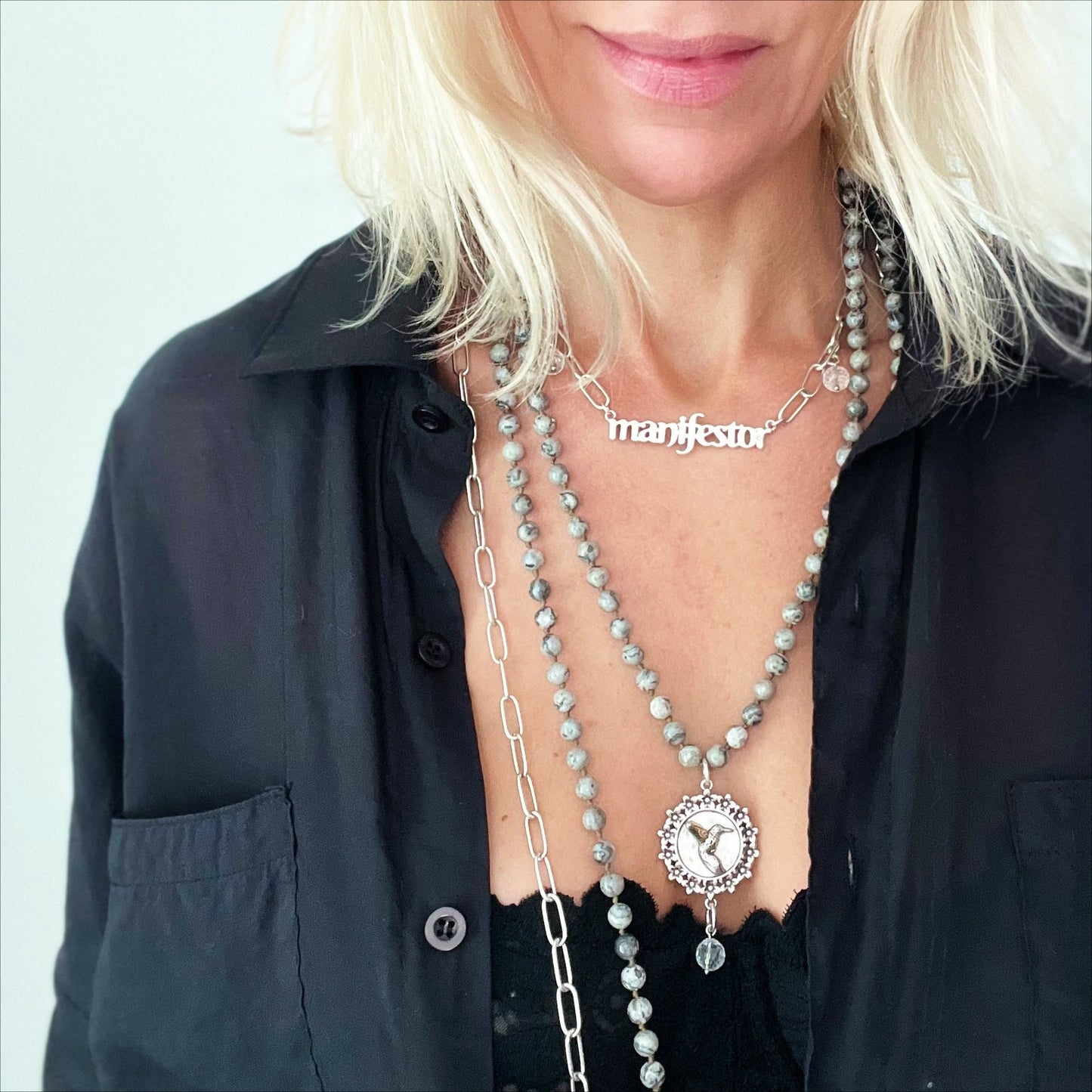 Manifestor Long Chain Necklace