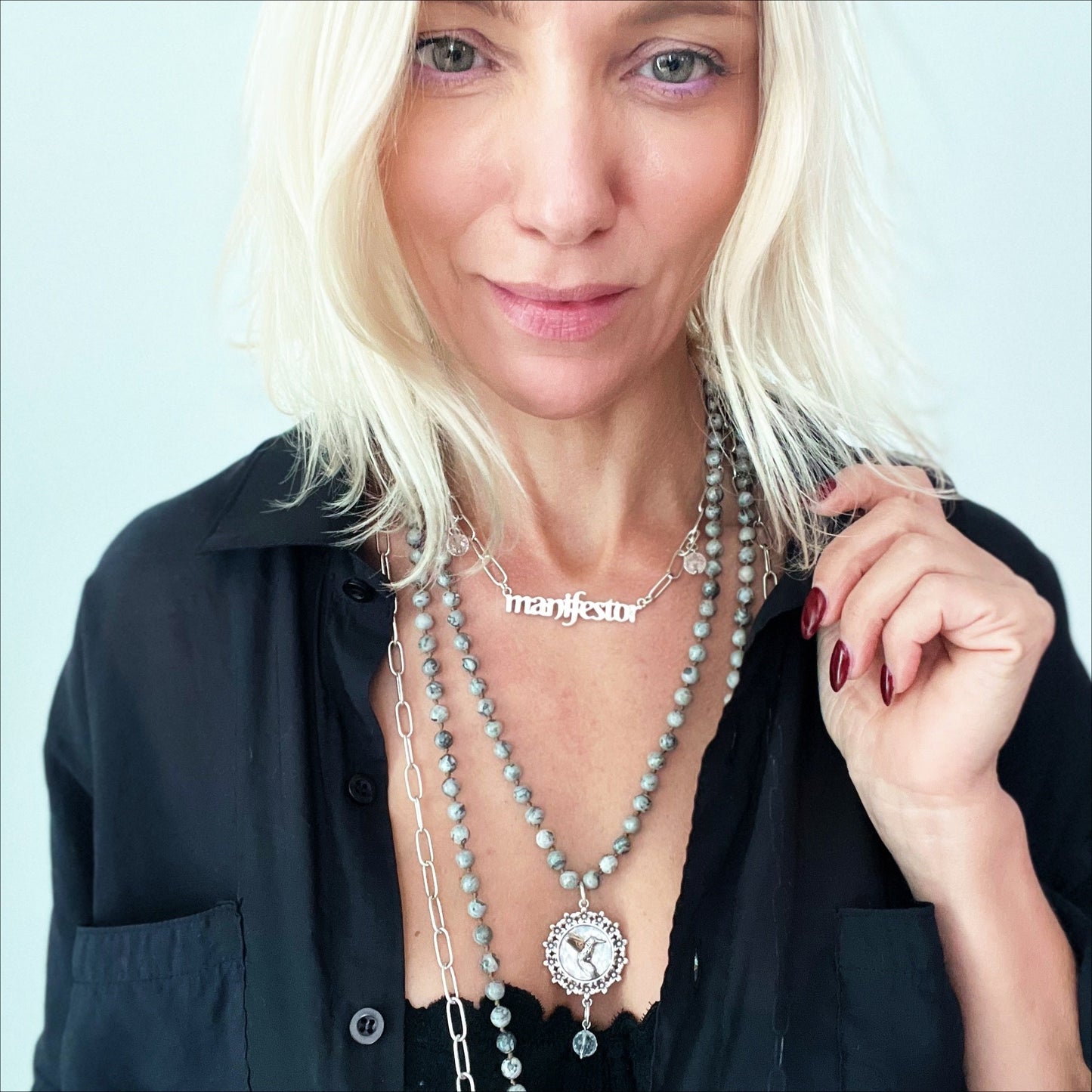 Manifestor Long Chain Necklace