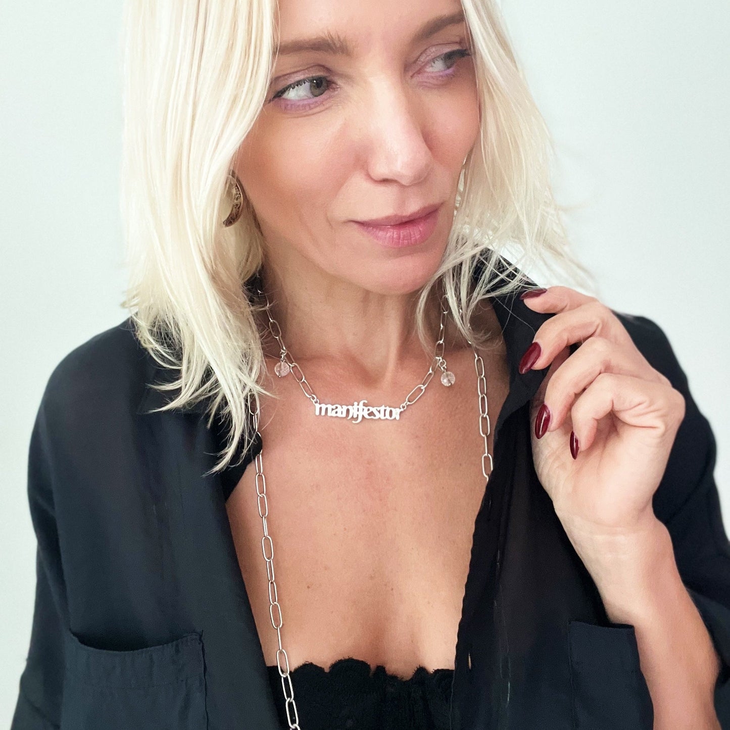 Manifestor Long Chain Necklace