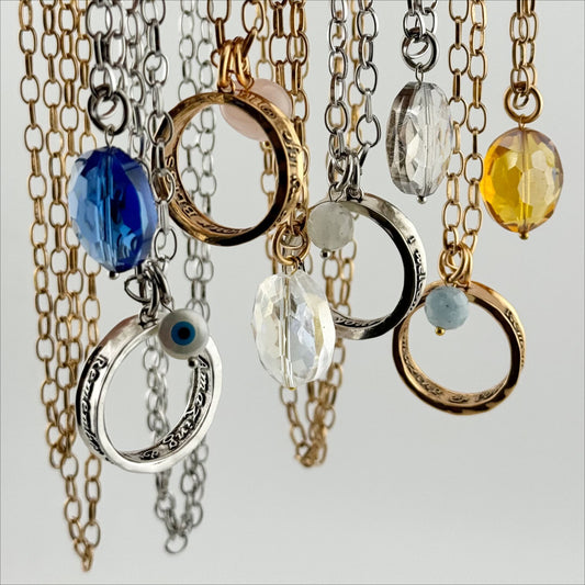 I Welcome Miracles Ring Original Necklace