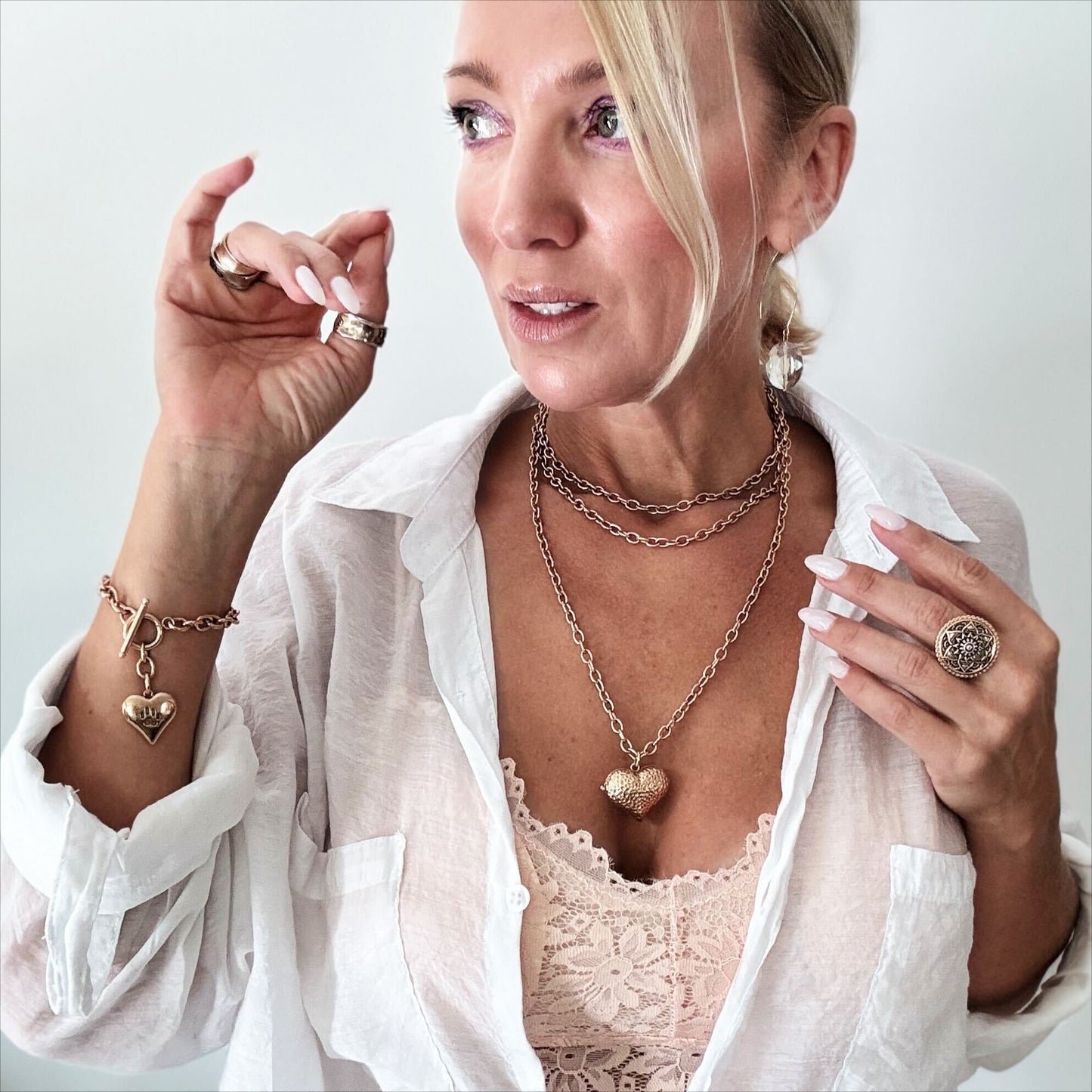 Follow Your Heart Heart Locket Essential Necklace