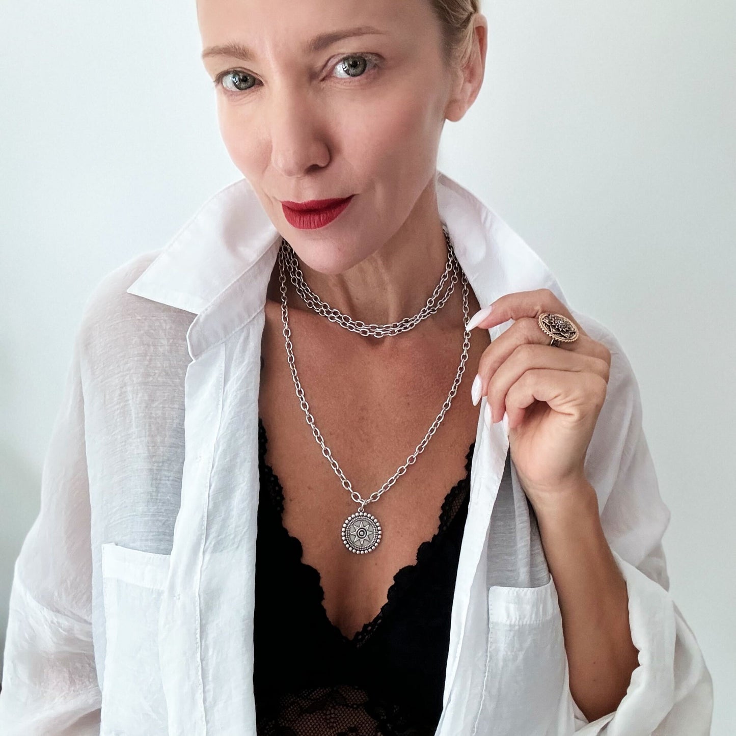 I Am Worthy Sun Essential Necklace