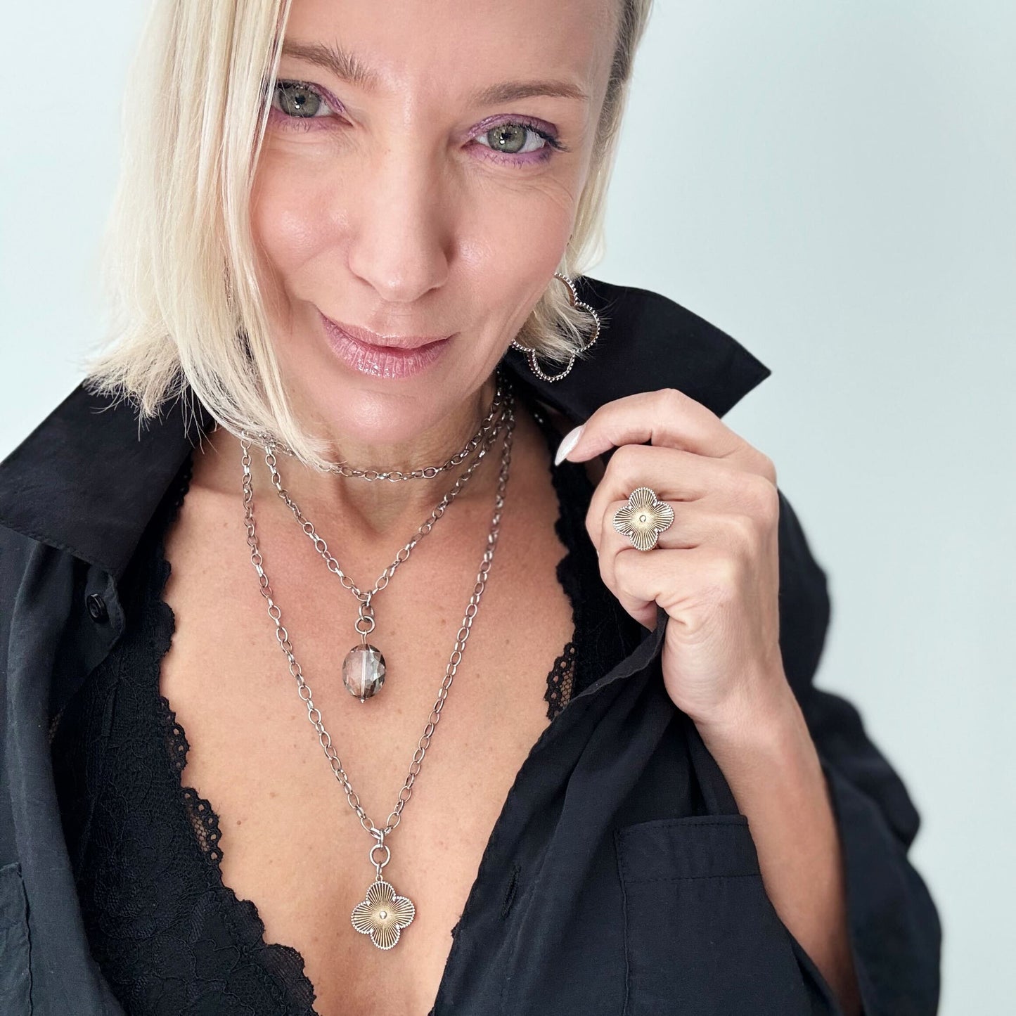 All Is Well Clover Necklace