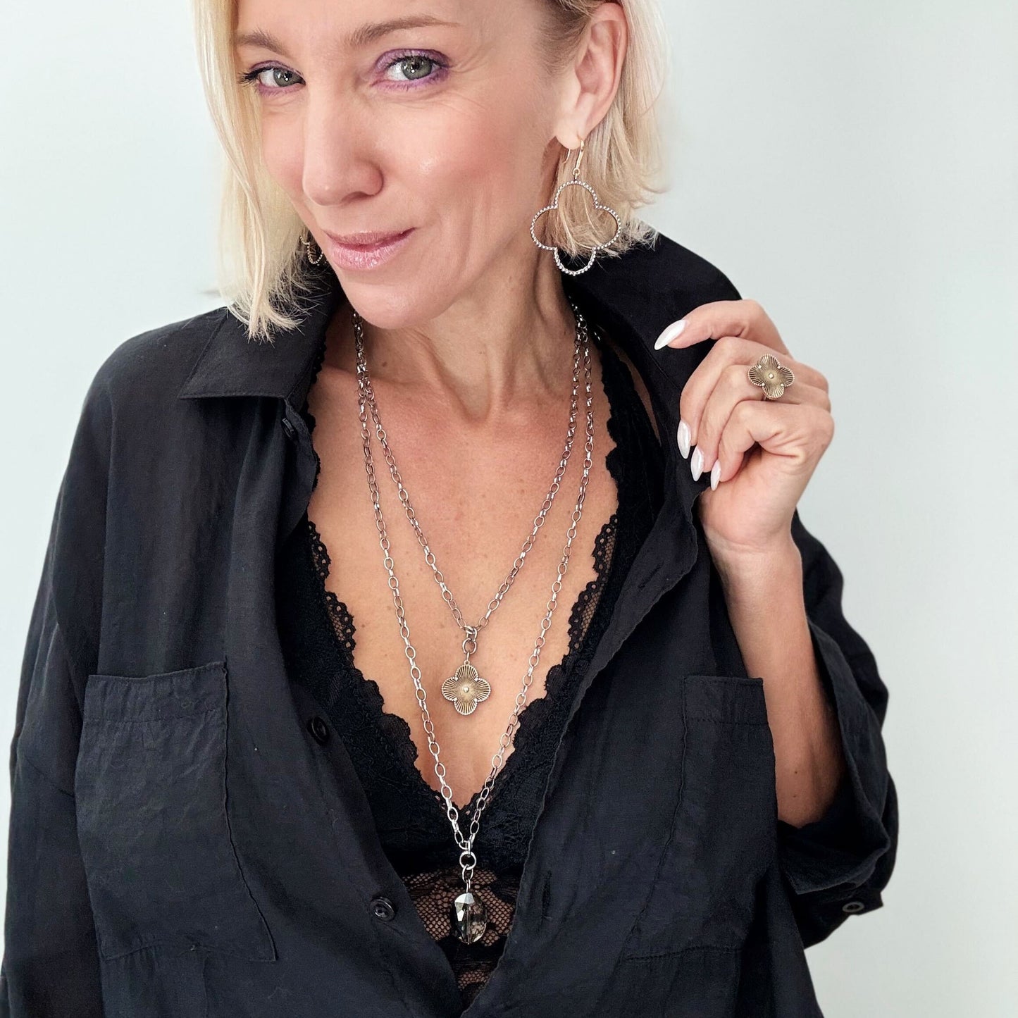 All Is Well Clover Necklace