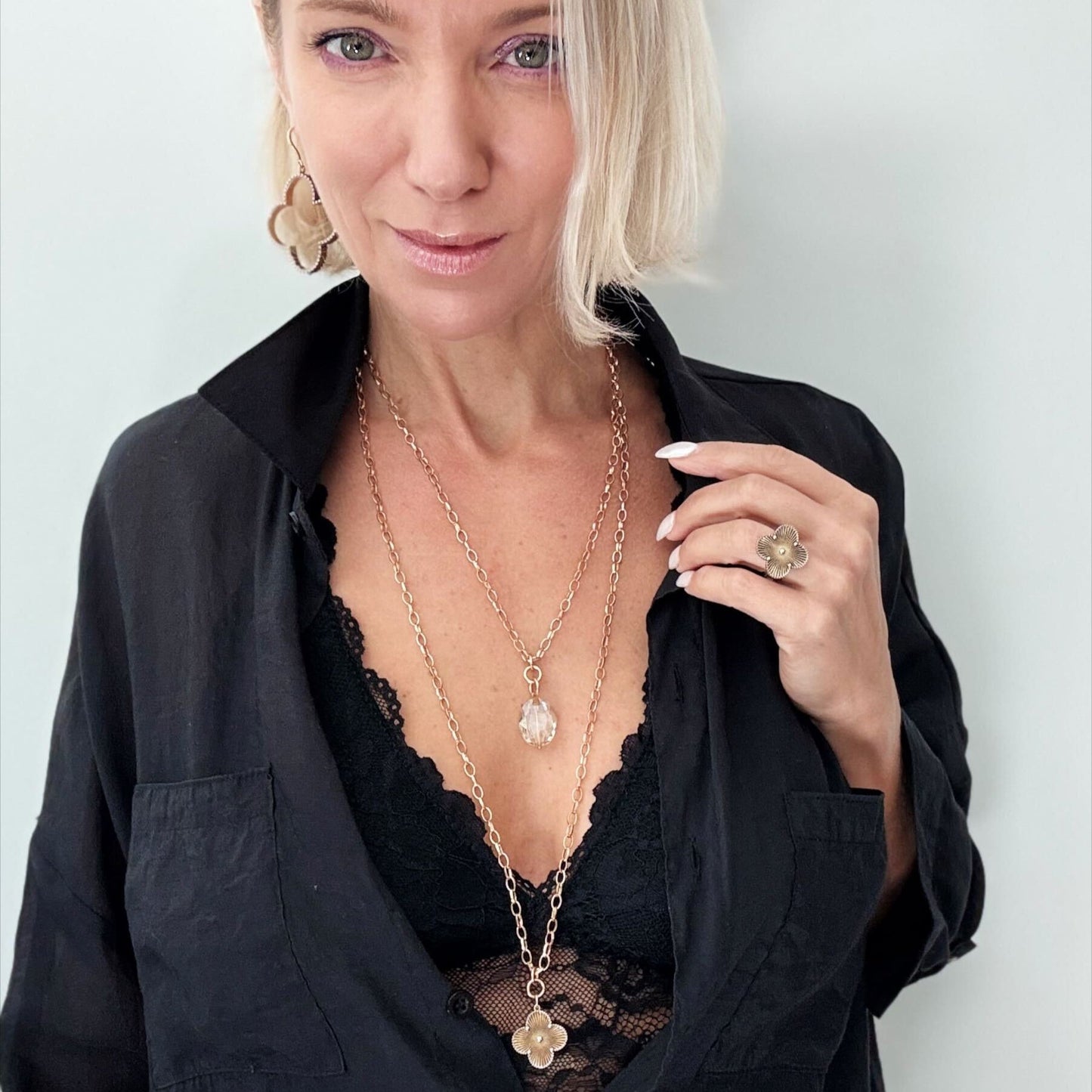 All Is Well Clover Necklace