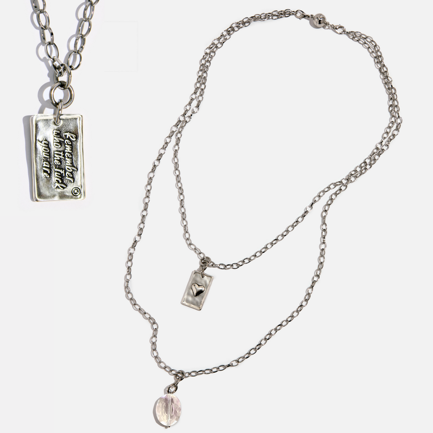 Remember Who the F*ck You Are Original Lite Necklace