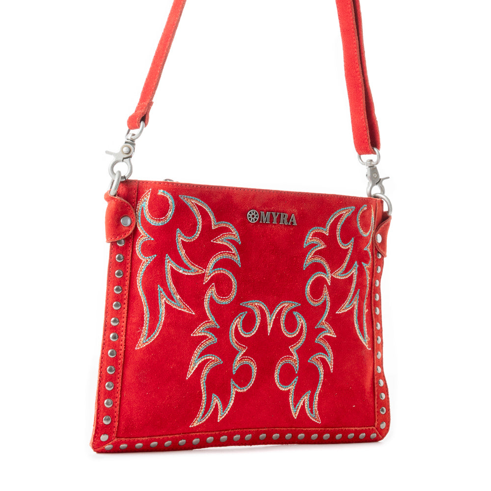 Leather Bag in Scarlet Red
