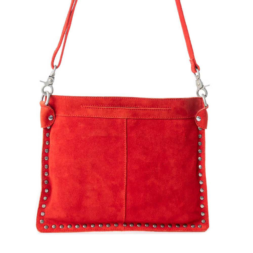 Leather Bag in Scarlet Red