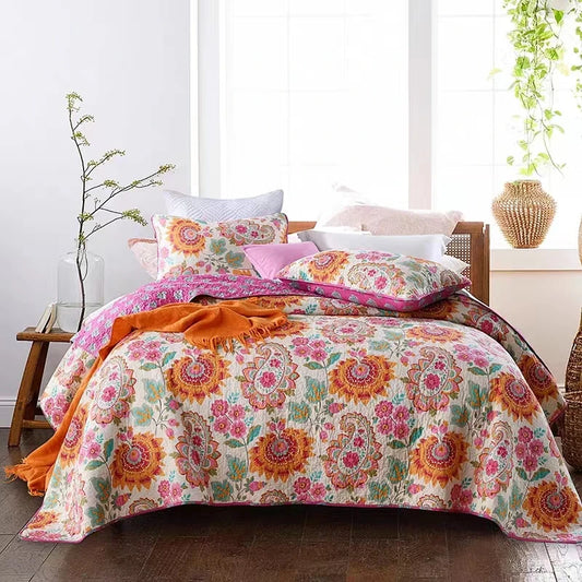 Cotton Quilted Bedding Set
