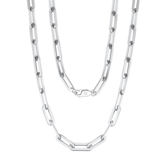 Paperclip Necklace in Sterling Silver