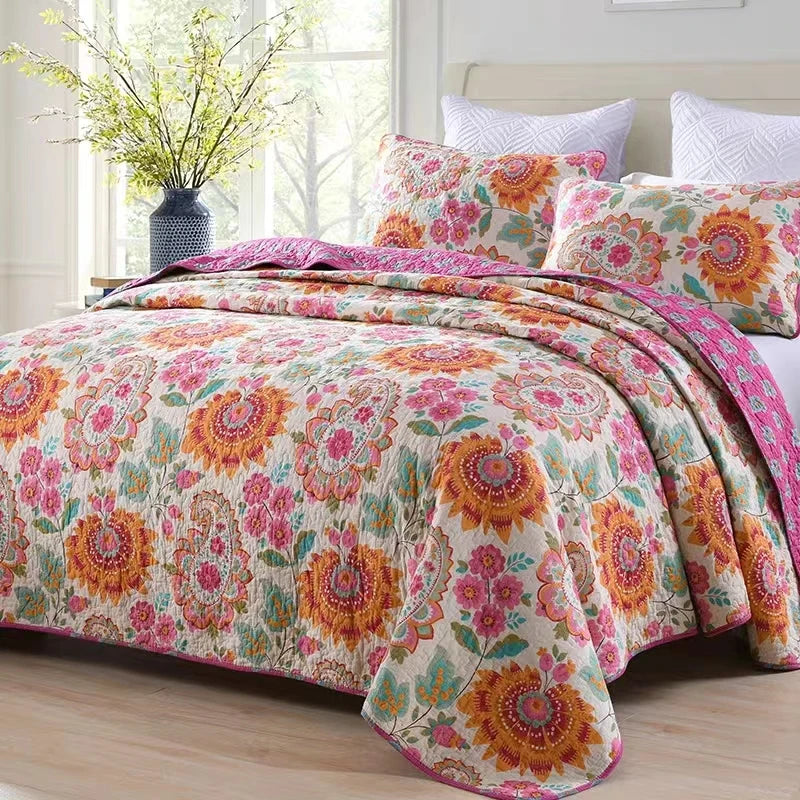 Cotton Quilted Bedding Set