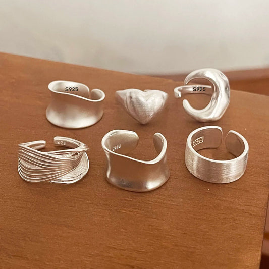 Handmade Ring Set in Sterling Silver