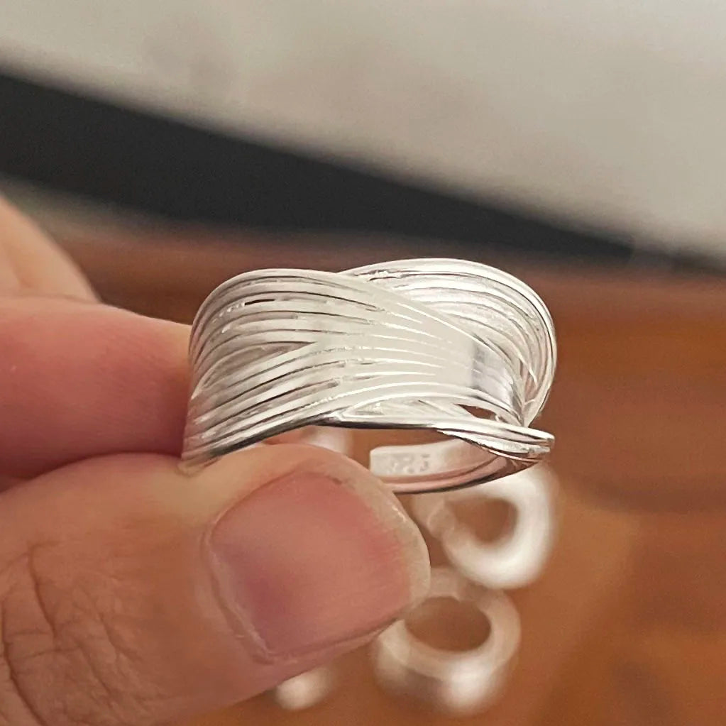 Handmade Ring Set in Sterling Silver