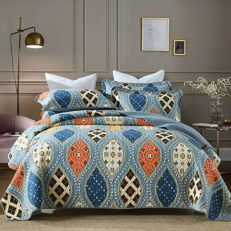 Cotton Quilted Bedding Set