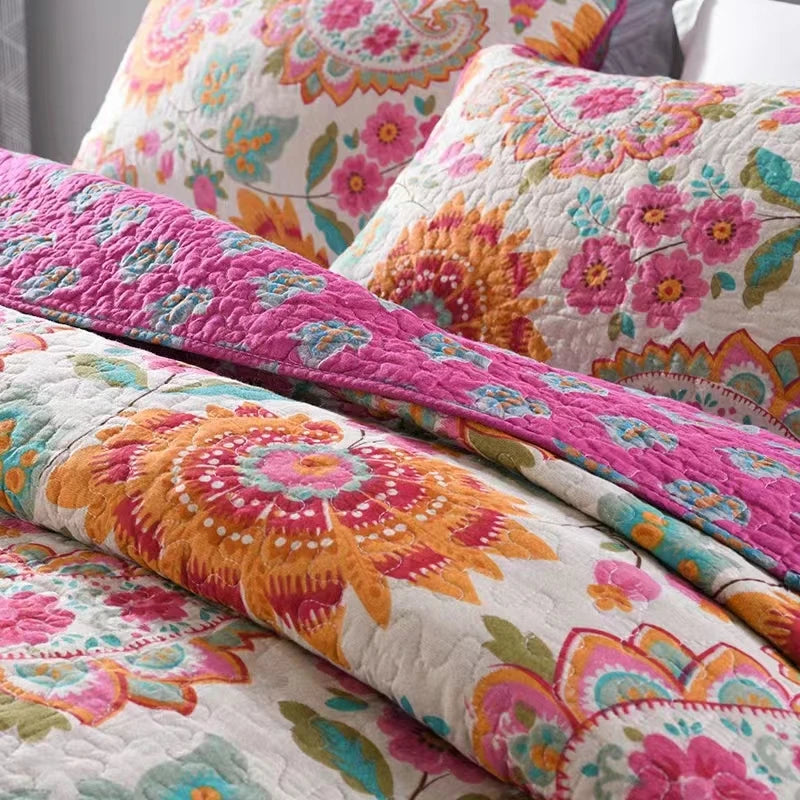Cotton Quilted Bedding Set