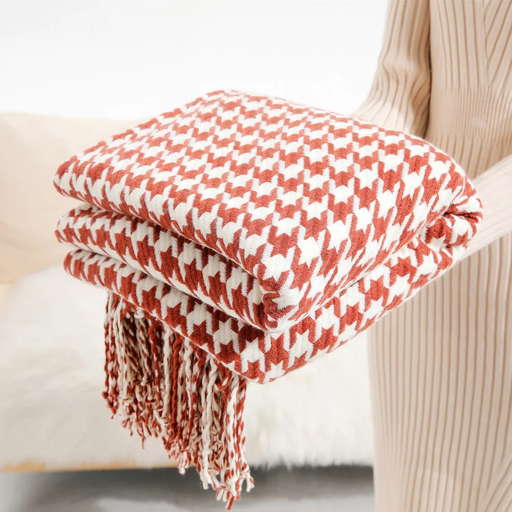 Nordic Knitted Blanket