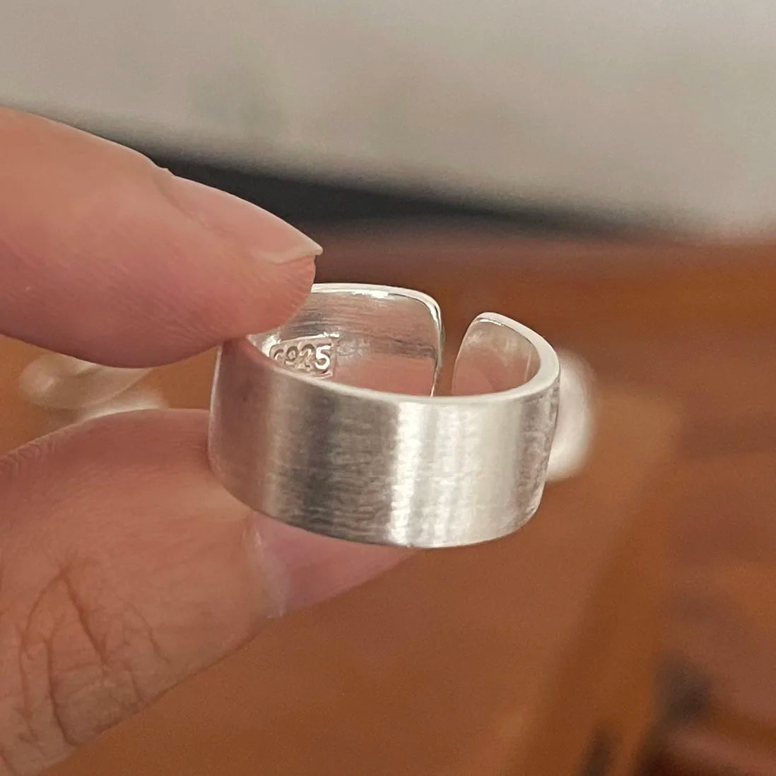 Handmade Ring Set in Sterling Silver