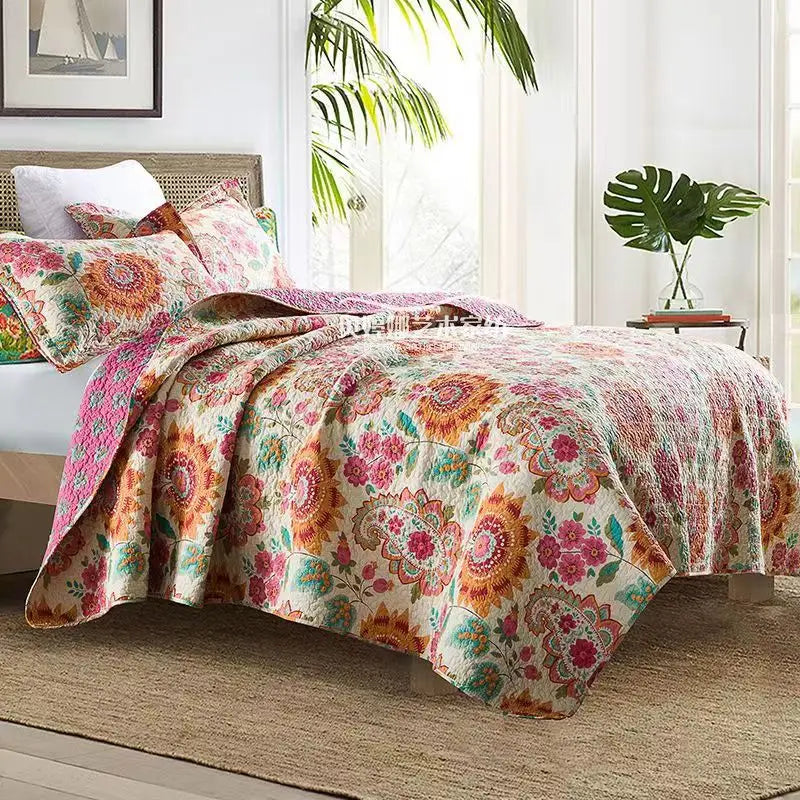 Cotton Quilted Bedding Set