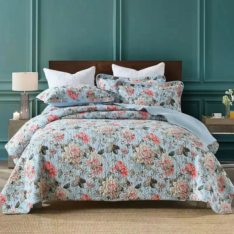 Cotton Quilted Bedding Set