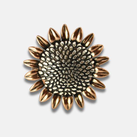 Have Faith Sunflower Inspire Adjustable Ring