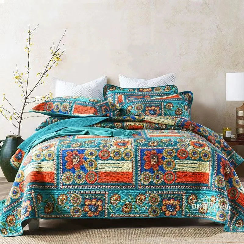 Cotton Quilted Bedding Set