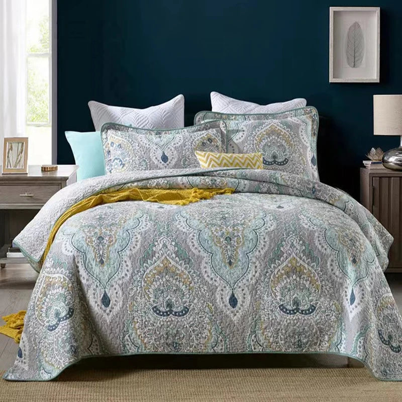 Cotton Quilted Bedding Set