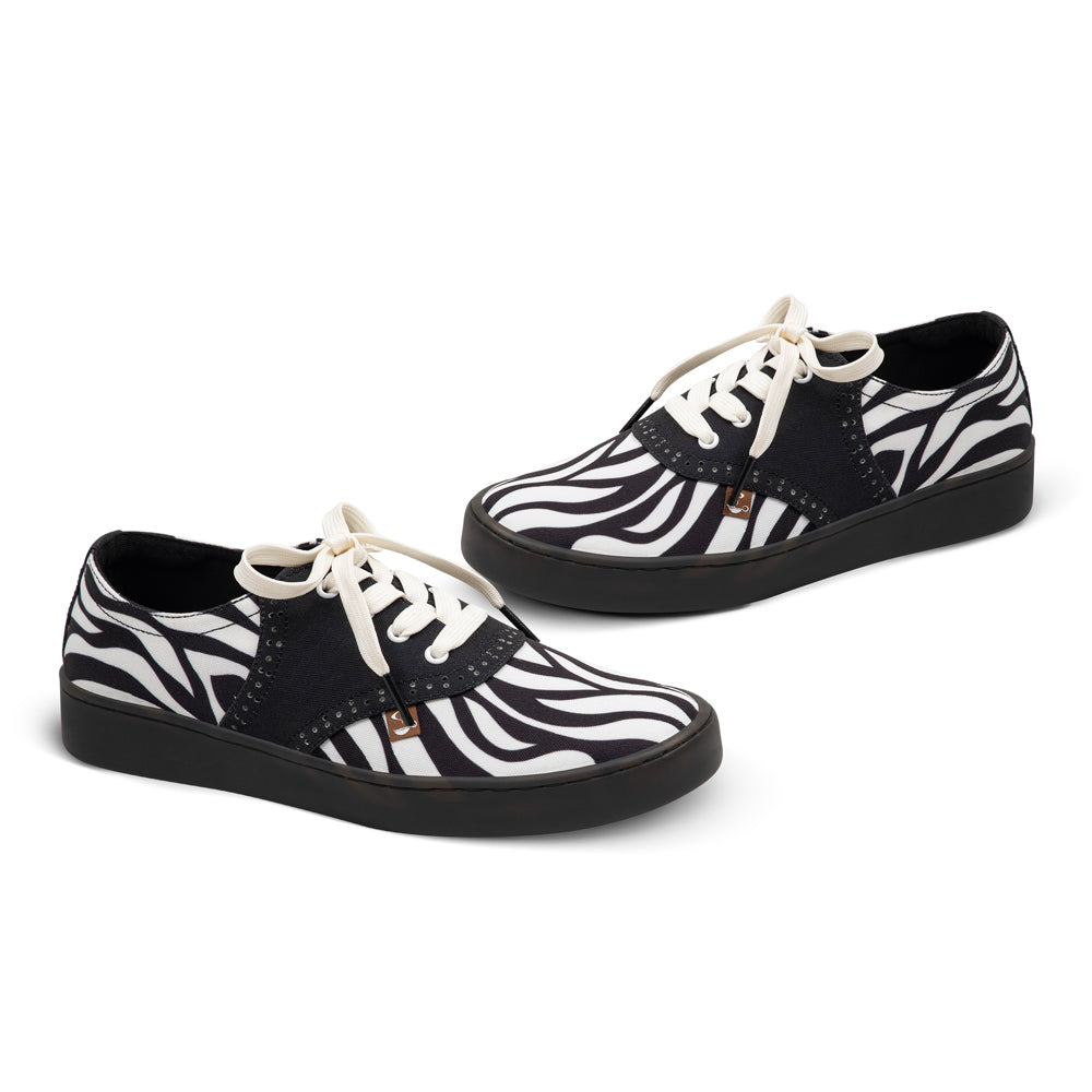 Saddle Zebra Casual Sneaker