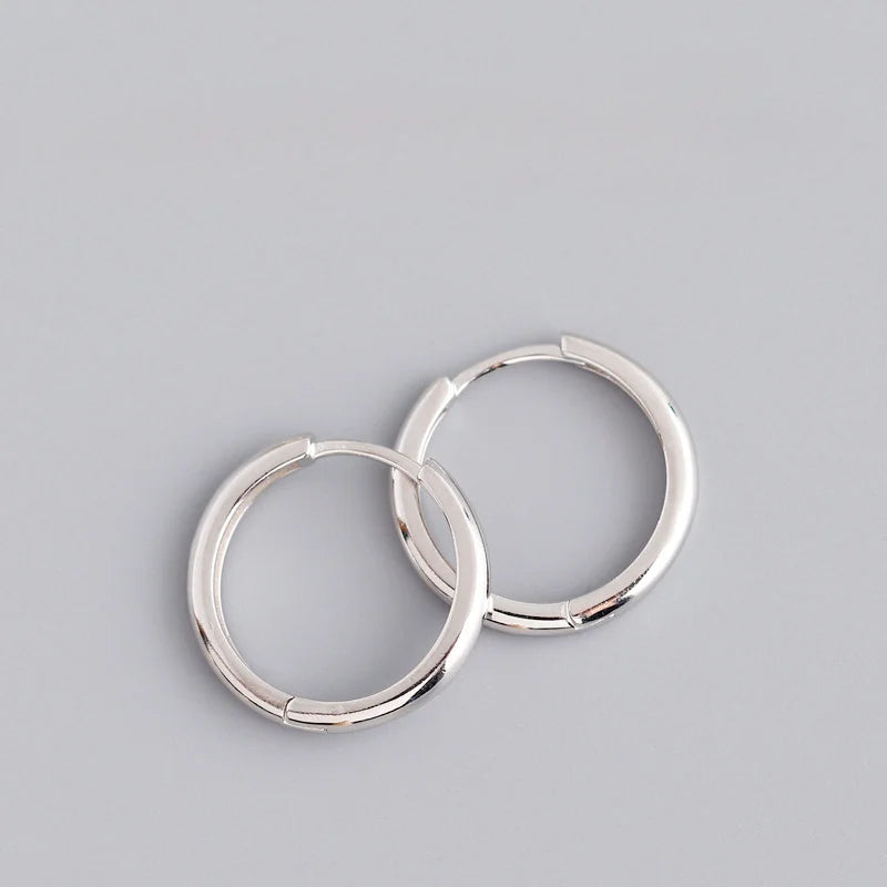 Small Sterling Silver Hoop Earrings