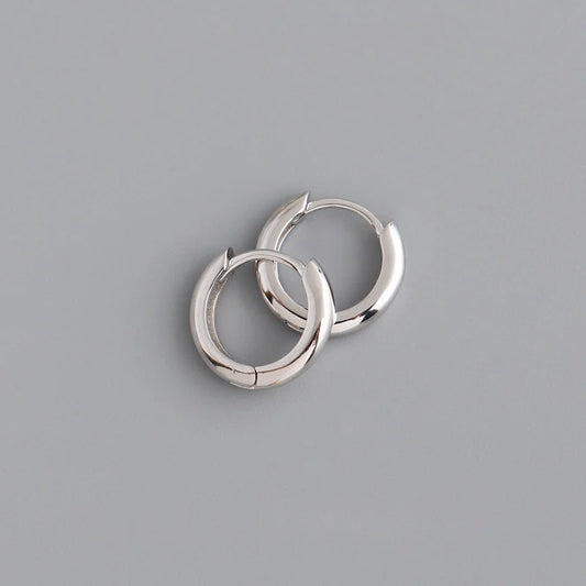 Small Sterling Silver Hoop Earrings