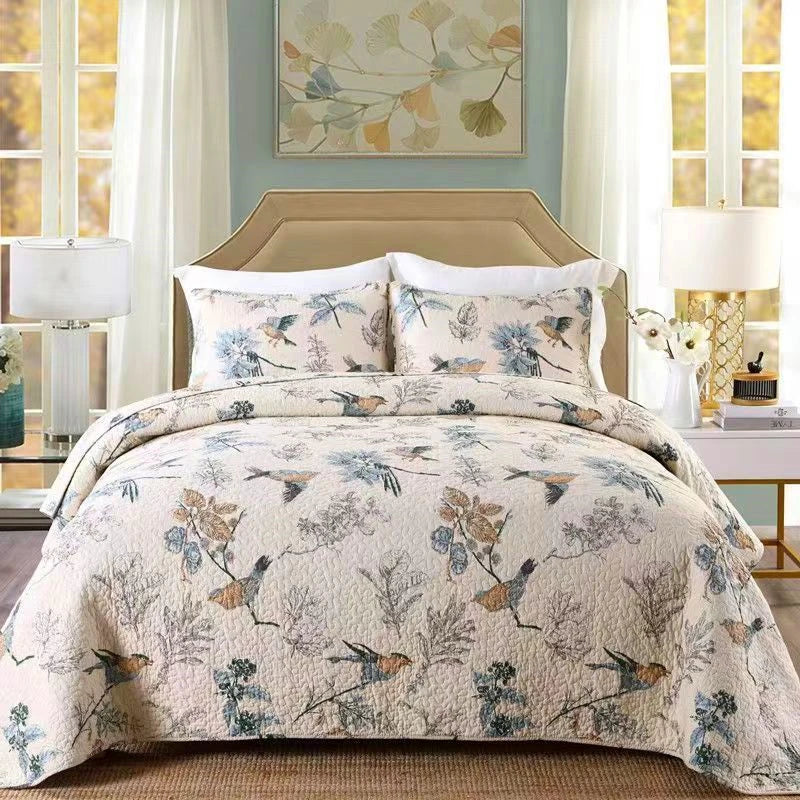 Cotton Quilted Bedding Set
