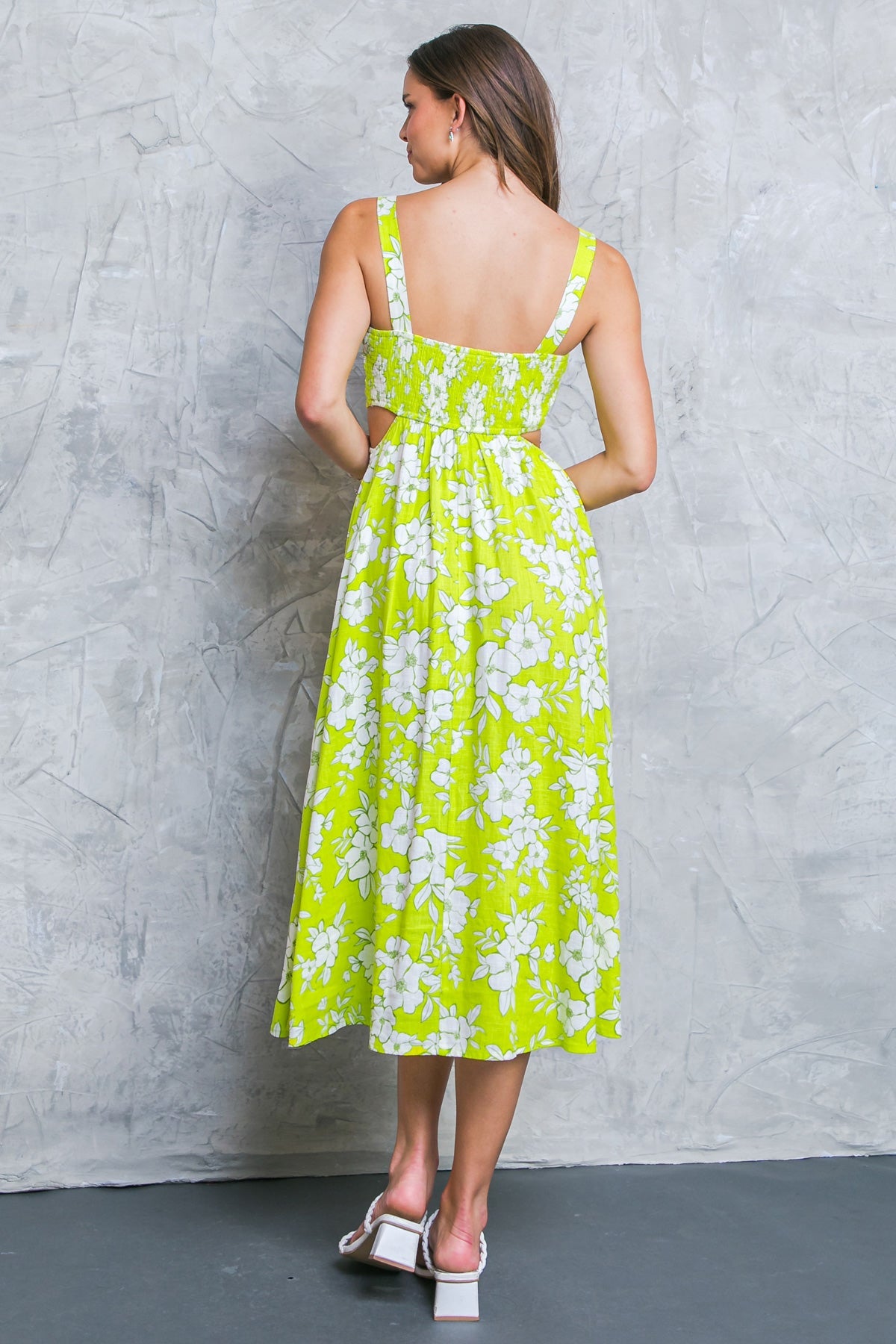 Perfectly Adored Woven Midi Dress