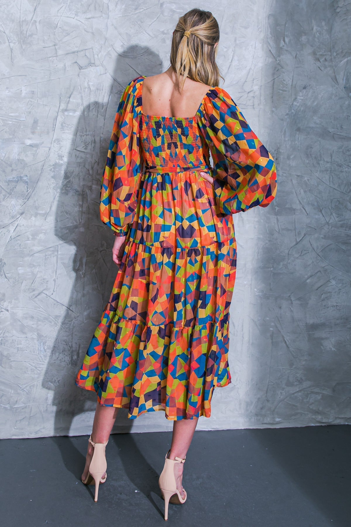 Meadow Dance Wanderer Woven Midi Dress