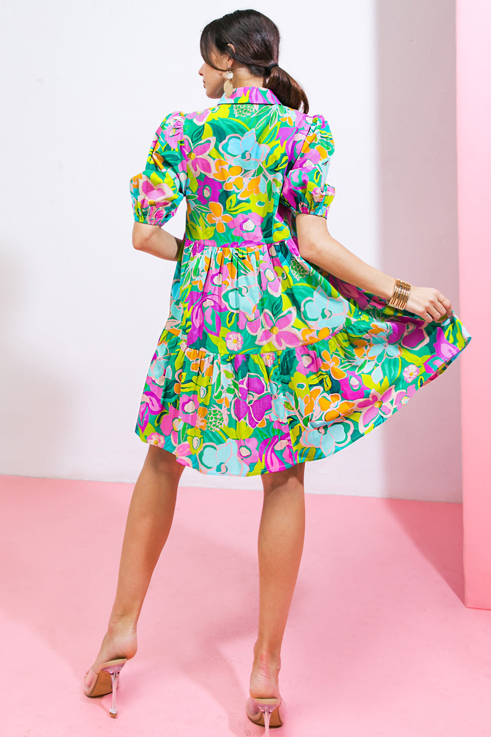 Contain the Sun Poplin Mini Dress